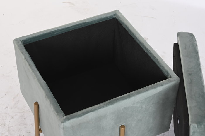 DKD Home Decor Reposapiés Verde 45 x 45 x 45 cm