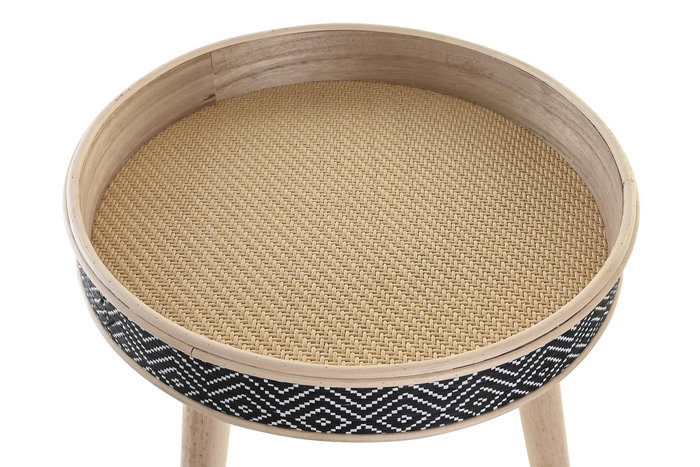 DKD Home Decor Bandeja Decoracion Colonial Natural Negro 41x50x41 cm DKD Home Decor Bandeja Decoracion Colonial Natural Negro 41x50x41 cm