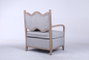 DKD Home Decor Sillón Tradicional Gris Claro 73 x 88 x 70 cm