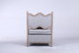 DKD Home Decor Sillón Tradicional Gris Claro 73 x 88 x 70 cm
