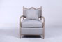 DKD Home Decor Sillón Tradicional Gris Claro 73 x 88 x 70 cm