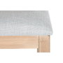 DKD Home Decor Silla de Abeto y Poliéster Gris Claro