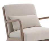 DKD Home Decor Cabecero de Cama Roble y Poliéster Beige 180x8x120