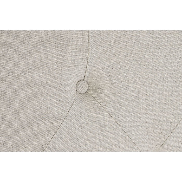 DKD Home Decor Cabecero de Cama Roble y Poliéster Beige 180x8x120