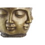 DKD Home Decor Macetero Magnesia Buda Envejecido Dorado 30x34x30