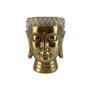 DKD Home Decor Macetero Resina Buda Dorado 17,5x17,5x21 cm