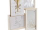 DKD Home Decor Marco Multifoto Shabby Natural Paulownia Cristal 3 Fotos 31 x 34 x 2.4 cm
