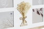 DKD Home Decor Marco Multifoto Shabby Natural Cristal Paulownia 39 x 33 x 1.2 cm