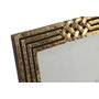DKD Home Decor Marco de Fotos 10x15 de Resina Dorado