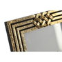 DKD Home Decor Marco de Fotos de Resina 13x18 cm Dorado