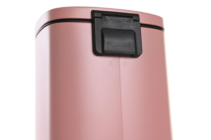 DKD Home Decor Papelera Basicos Melocoton Metal y Pp 18 x 29.5 x 21 cm