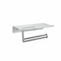 DKD Home Decor Portarrollos Inox Mate Plateado 18x9,7x7,5 cm