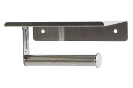 DKD Home Decor Portarrollos Plateado Inox 9.7 x 7.5 x 18 cm