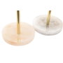 DKD Home Decor Espejo de Resina y Metal Símil Mármol, Pack de 2