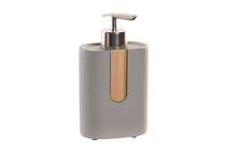 DKD Home Decor Dosificador de Cemento y Bambú Mate Gris