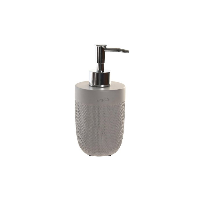 DKD Home Decor Dosificador de Cemento y PP Mate Gris