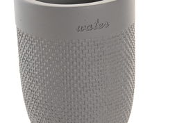 DKD Home Decor Vaso Gris Cemento 8 x 10.5 x 8 cm