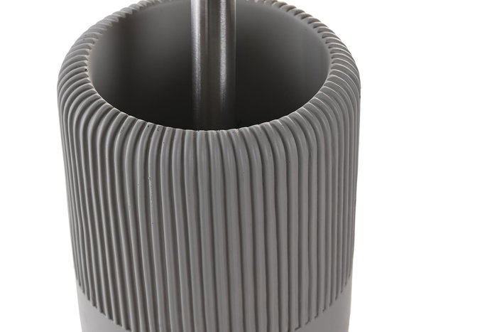 DKD Home Decor Escobillero Scandi Gris Cemento y Acero Inoxidable 11 x 36.5 x 11 cm DKD Home Decor Escobillero Scandi Gris Cemento y Acero Inoxidable 11 x 36.5 x 11 cm