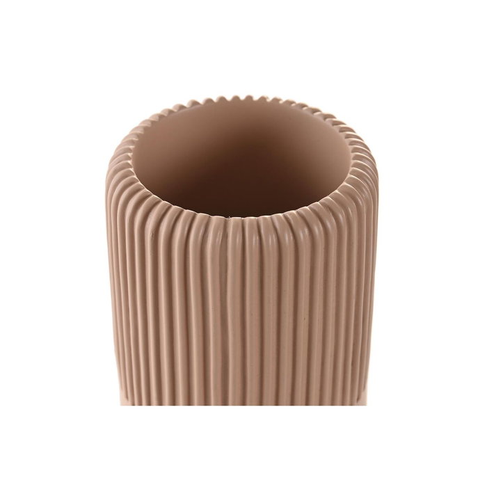 DKD Home Decor Vaso de Cemento Mate Terracota 7x7x11 cm