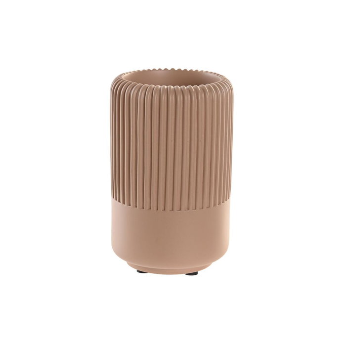 DKD Home Decor Vaso de Cemento Mate Terracota 7x7x11 cm