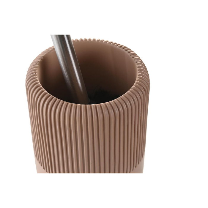 DKD Home Decor Escobillero de Cemento e Inox Mate Terracota 11x11x36,5 cm DKD Home Decor Escobillero de Cemento e Inox Mate Terracota 11x11x36,5 cm