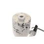 DKD Home Decor Dosificador de Cemento Símil Mármol Mate Blanco y Negro