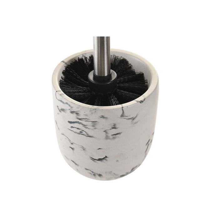 DKD Home Decor Escobillero de Cemento Mate Blanco 10x10x36 cm DKD Home Decor Escobillero de Cemento Mate Blanco 10x10x36 cm