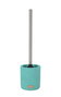 DKD Home Decor Escobillero de Cemento e Inox Verde Menta Mate