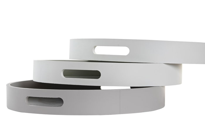 DKD Home Decor Bandeja Atlantic Forest 2022 MDF Marron Claro Blanco Verde Blanco 35 x 35 x 5 cm (3 Unidades) DKD Home Decor Bandeja Atlantic Forest 2022 MDF Marron Claro Blanco Verde Blanco 35 x 35 x 5 cm (3 Unidades)