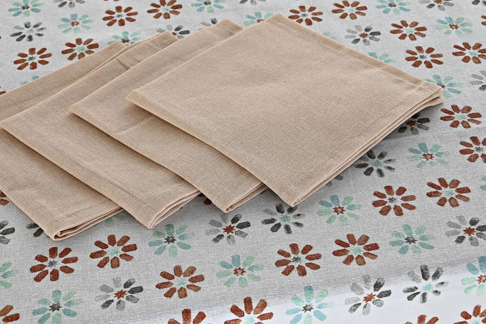 DKD Home Decor Mantel Azul Celeste Gris 150 x 150 cm Set de 5 (2 Unidades) Urban DKD Home Decor Mantel Azul Celeste Gris 150 x 150 cm Set de 5 (2 Unidades) Urban