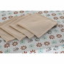 DKD Home Decor Set de 5 Manteles CASABLANCA 2022 Azul Celeste y Gris