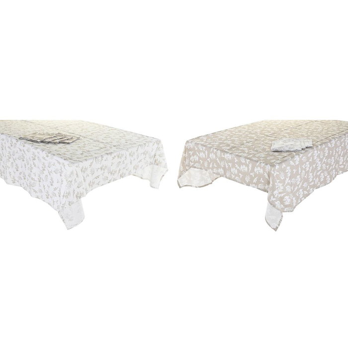 DKD Home Decor Juego de Manteles de Algodón ATLANTIC FOREST 2022, 150x250 cm