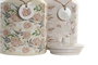 DKD Home Decor Ivy&daisy 2022 Bote Tradicional Verde Beige Dolomita 15 x 21 x 15 cm (2 Unidades)