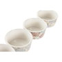 DKD Home Decor Set de Aperitivo 5 Piezas Gres y Bambú Verde y Beige