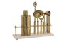Coctel Glam DKD Home Decor Cobrizo Blanco 10 x 28 x 30 cm Set de 6