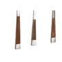 DKD Home Decor Set de Cubertería 16 Piezas Acero Inoxidable y Acacia Natural