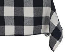 DKD Home Decor Mantel Azul Blanco 150x150 cm Set 5 Algodón Poliéster Hecho a Mano Cuadros