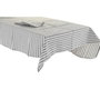DKD Home Decor Set de 5 Manteles de Algodón con Rayas Verde y Blanco