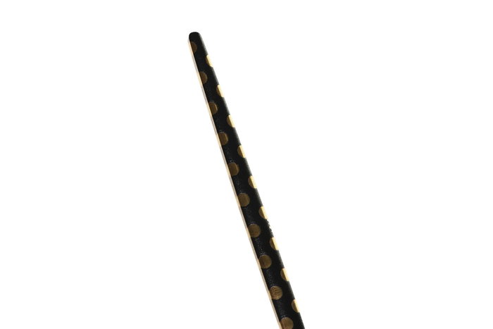 DKD Home Decor Cubertería Negro Dorado Set de 16 Piezas Inox 0.3 x 21 x 2 cm