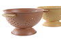 DKD Home Decor Escurridor Vintage Terracota Amarillo 24.5 x 14 x 30 cm (2 Unidades)