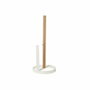 DKD Home Decor Portarrollos Metal y Pino Blanco 13x13x31,5 cm