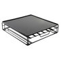 DKD Home Decor Soporte para 48 Cápsulas Nespresso Negro