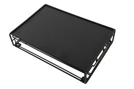 DKD Home Decor Soporte para Cápsulas Negro Metal 31 x 7.5 x 21 cm Capacidad 15 Cápsulas