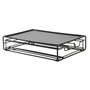 DKD Home Decor Soporte para 15 Cápsulas Dolce en Metal Negro