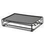 DKD Home Decor Soporte para 32 Cápsulas Nespresso Negro Metal 31 x 7.5 x 21 cm
