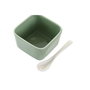 DKD Home Decor Set de Aperitivo 8 Piezas Bambú y Porcelana Multicolor