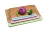 DKD Home Decor Set de 3 Tablas de Cortar de Bambú, Colores Variados
