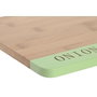 Tabla de cortar DKD Home Decor Azul Verde Rosa Bambú 33,5 x 22,4 x 1,2 cm
