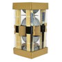 DKD Home Decor Sushi Set 16 Piezas Bambú y Gres Negro
