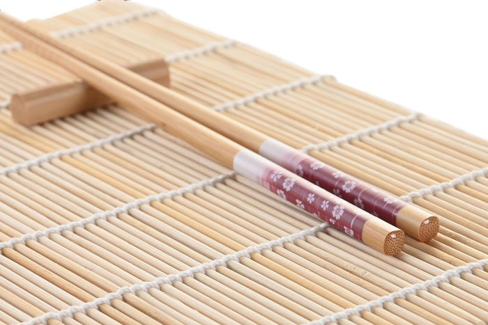 DKD Home Decor Set 16 Piezas Sushi Oriental Multicolor Bambú Gres 31 x 14.5 x 14.5 cm